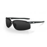 CROSSFIRE ES5 SAFETY GLASSES BLACK FRAME WITH SMOKE LENS